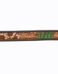 American Darling ADBLF141-L Beautifully Hand Tooled Genuine American Leather Belt Men and  Women