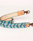American Darling ADSTF115A Full Grain Genuine Leather Crossbody Handle Strap For Bags