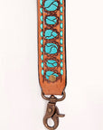 American Darling ADSTF142A Hand Tooled Genuine Leather Crossbody Handle Strap For Bags