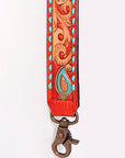 American Darling ADSTF159A Hand Tooled Genuine Leather Crossbody Handle Strap For Bags