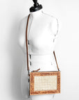 American Darling Wallet for Women, Hand Tooled Floral Leather, Vegetable-Tanned Full Grain Western Clutch with YKK Zipper