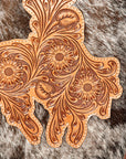 American Darling Hand Tooled Genuine Leather Women Bag Western Handbag Purse