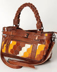 American Darling Hair On Genuine Leather Women Bag Western Handbag Purse