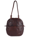 Spaghetti Western Swc130Brn Tote Vintage Handmade Drum Dyed Genuine European Cowhide Leather Women Bag Western Handbag Purse