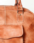 Never Mind Nmbg133B Tote Vintage Handmade Genuine Cowhide Leather Women Bag Western Handbag Purse