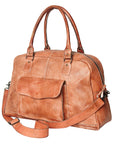 Never Mind Nmbg133B Tote Vintage Handmade Genuine Cowhide Leather Women Bag Western Handbag Purse