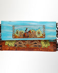 American Darling ADBGM145R8 Wallet Genuine Leather women bag western handbag purse