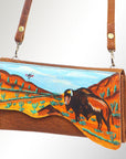 American Darling Small Crossbody Genuine Leather women bag western handbag purse