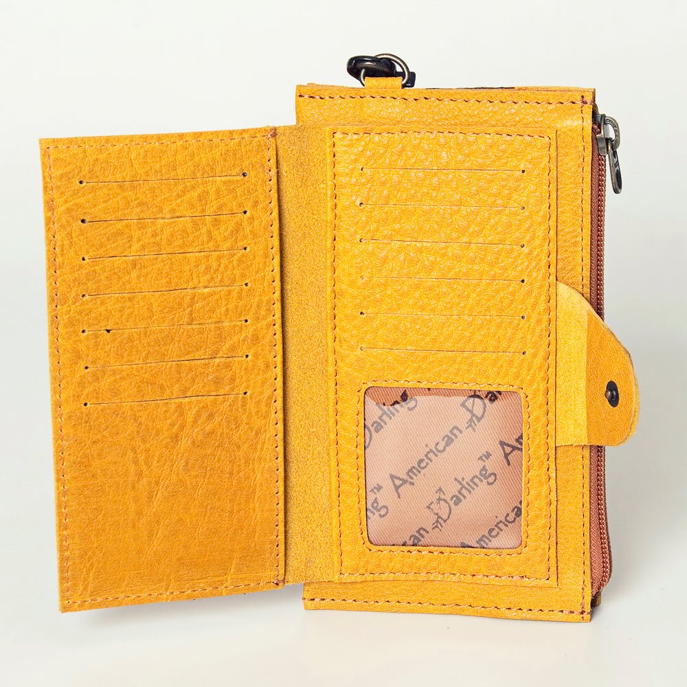 American Darling Card-Holder Genuine Leather women bag western handbag purse