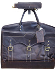 23“W x 20“H x 7“D Garment Bag  Leather Regular Size