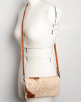 American Darling Hair On Genuine Leather Women Bag Western Handbag Purse