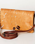 American Darling Hair On Genuine Leather Women Bag Western Handbag Purse