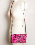 American Darling Hair On Genuine Leather Women Bag Western Handbag Purse