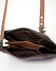 American Darling Hair On Genuine Leather Women Bag Western Handbag Purse