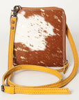 American Darling Hair On Genuine Leather Women Bag Western Handbag Purse