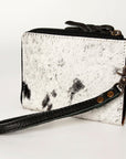 American Darling Hair On Genuine Leather Women Bag Western Handbag Purse