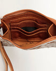American Darling Hair On Genuine Leather Women Bag Western Handbag Purse