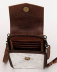 American Darling Cell Phone Holder Hair On Genuine Leather women bag western handbag purse