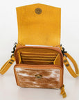 American Darling Cell Phone Holder Hair On Genuine Leather women bag western handbag purse