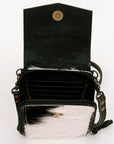 American Darling Cell Phone Holder Hair On Genuine Leather women bag western handbag purse