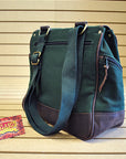 11”W x 12”H x 6”D Hunting Field Bag Leather Canvas