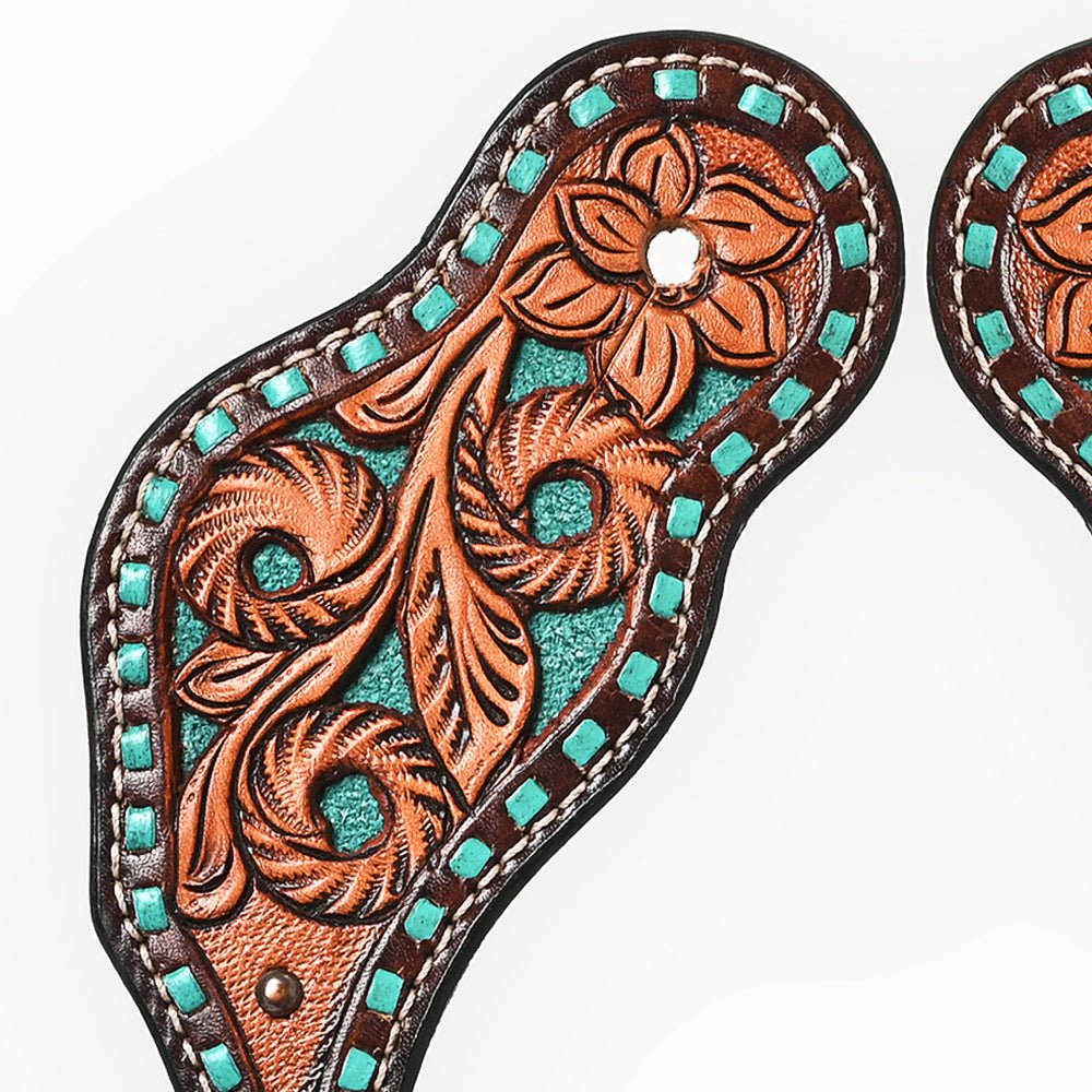 Durable Handcrafted PremiumLeather Spur Straps For Women Western Riding Show Rodeo