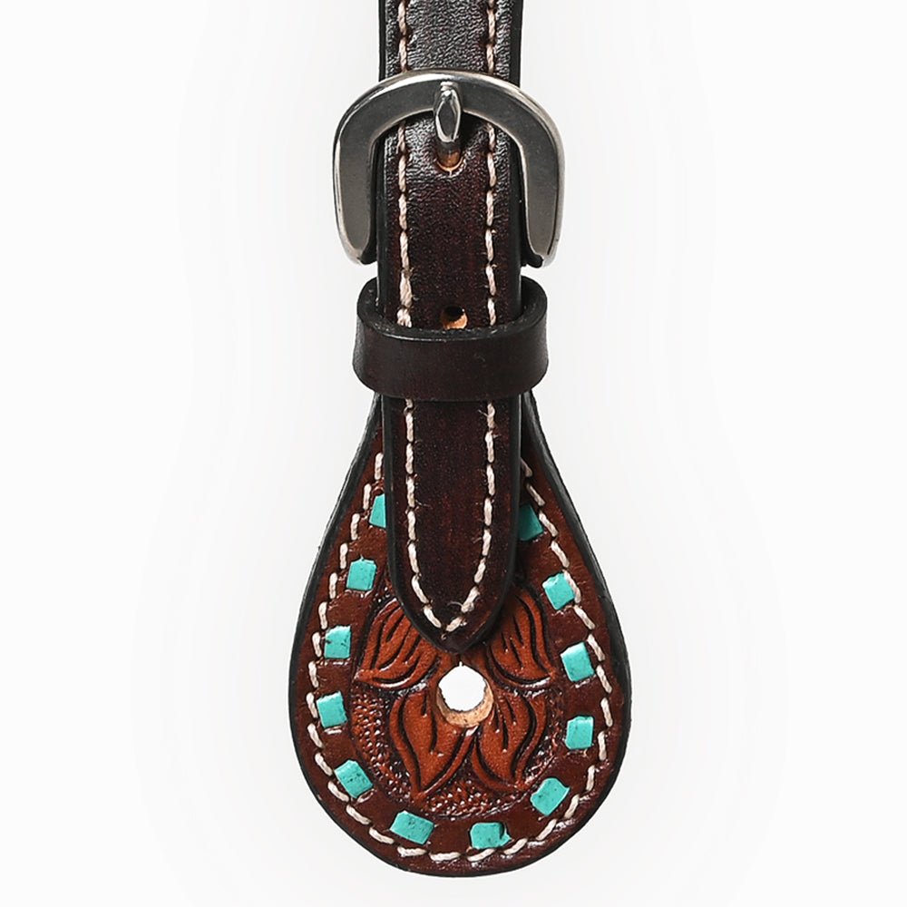 Durable Handcrafted PremiumLeather Spur Straps For Women Western Riding Show Rodeo