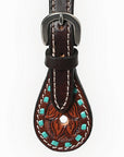 Durable Handcrafted PremiumLeather Spur Straps For Women Western Riding Show Rodeo