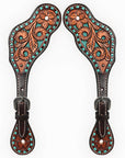 Durable Handcrafted PremiumLeather Spur Straps For Women Western Riding Show Rodeo
