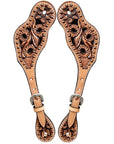 Durable Handcrafted PremiumLeather Spur Straps For Women Western Riding Show Rodeo