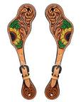 Durable Handcrafted PremiumLeather Spur Straps For Women Western Riding Show Rodeo