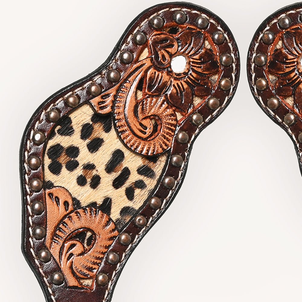 Durable Handcrafted PremiumLeather Spur Straps For Women Western Riding Show Rodeo