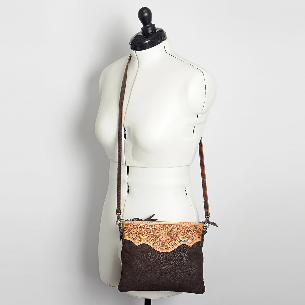 American Darling Small Crossbody Genuine Leather women bag western handbag purse