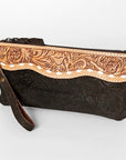 American Darling Wristlet Genuine Leather Women Bag W. Handbag Purse –
