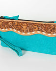American Darling Wristlet Hand Tooled Embossed Genuine Leather Western Women Bag | Handbag Purse | Women Wristlet Purse | Wristlet Purse | Travel Wristlet Purse | Leather Wristlet Purse | Clutch Wristlet Purse