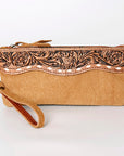 American Darling Wristlet Hand Tooled Embossed Genuine Leather Western Women Bag | Handbag Purse | Women Wristlet Purse | Wristlet Purse | Travel Wristlet Purse | Leather Wristlet Purse | Clutch Wristlet Purse