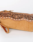 American Darling Wristlet Genuine Leather Women Bag W. Handbag Purse –