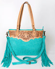 American Darling Tote Hair On Genuine Leather Women Bag Western Handbag Purse