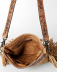 American Darling Messenger Hand Tooled Embossed Genuine Leather Western Women Bag Handbag Purse | Cute Messenger Bag | Leather Messenger Bag | Messenger Purse