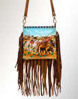 American Darling ADBGM230A Cross Body Genuine Leather women bag western handbag purse
