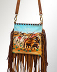 American Darling ADBGM230A Cross Body Genuine Leather women bag western handbag purse