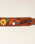 American Darling ADSTZ101 Hand Tooled Genuine Leather Crossbody Handle Strap For Bags