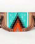 ADBG829C American Darling Hand Tooled Saddle Blanket Genuine Leather Women Bag Western Handbag Purse