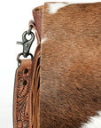 American Darling ADBG830 Messenger Hair-On Genuine Leather Women Bag Western Handbag Purse
