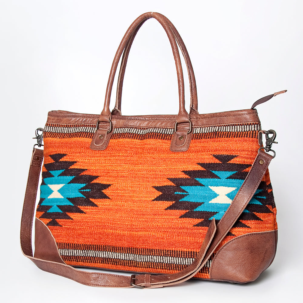 ADBG833B American Darling Saddle Blanket Genuine Leather Women Bag Western Handbag Purse