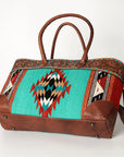 American Darling ADBG835E Tote Hand Tooled Saddle Blanket Genuine Leather women bag western handbag purse