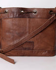 American Darling ADBG836C Cross Body Saddle Blanket Genuine Leather women bag western handbag purse
