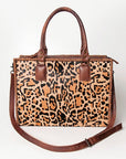 American Darling Briefcase Hair On Genuine Leather women bag western handbag purse