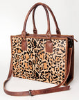 American Darling Briefcase Hair On Genuine Leather women bag western handbag purse
