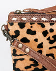 American Darling Wristlet Hair on Genuine Leather Western Women Bag | Handbag Purse | Women Wristlet | Wristlet Wristlet | Travel Wristlet | Leather Wristlet | Clutch Wristlet